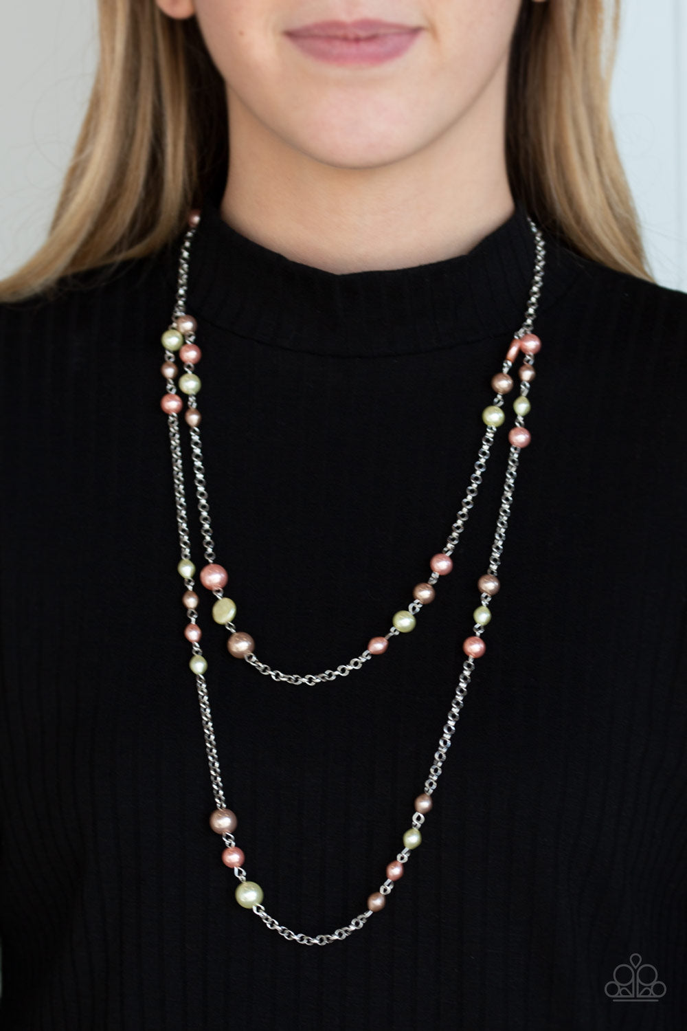 Paparazzi Necklace - Pearl Promenade - Multi