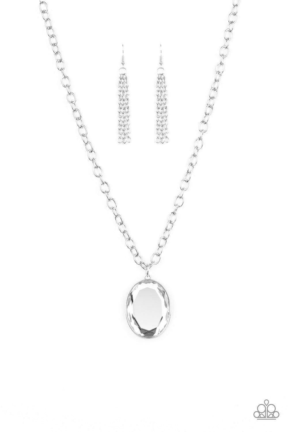 Paparazzi Necklace - Light As HEIR - White