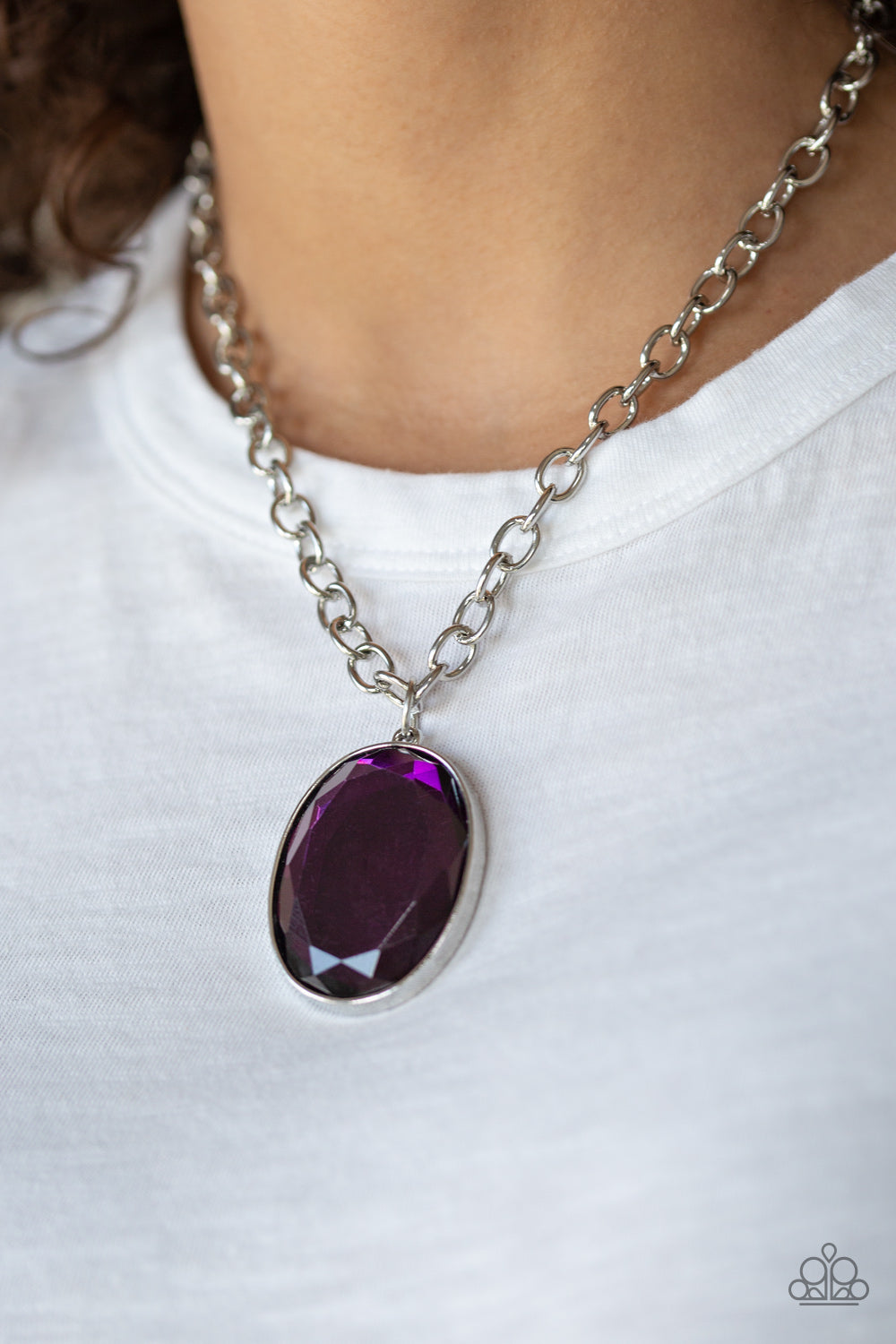 Paparazzi Necklace - Light As HEIR - Purple