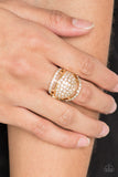 Paparazzi Ring - The Seven-FIGURE Itch - Gold