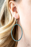 Paparazzi Earrings - Dazzle On Demand - Blue