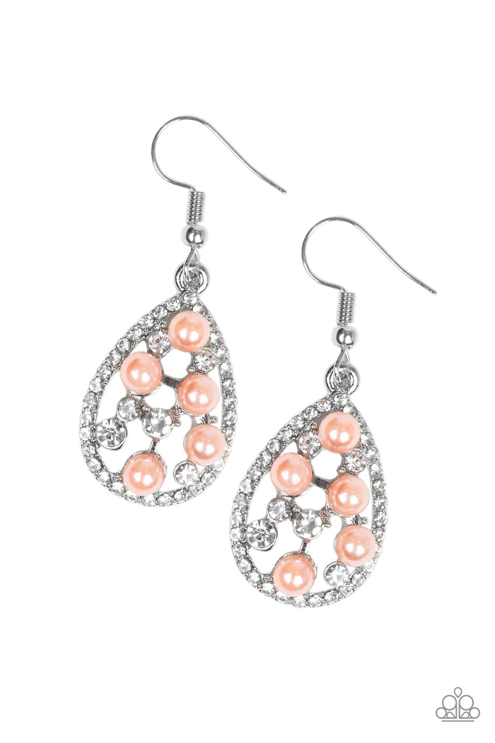 Paparazzi Earrings - Faulously Wealthy - Orange