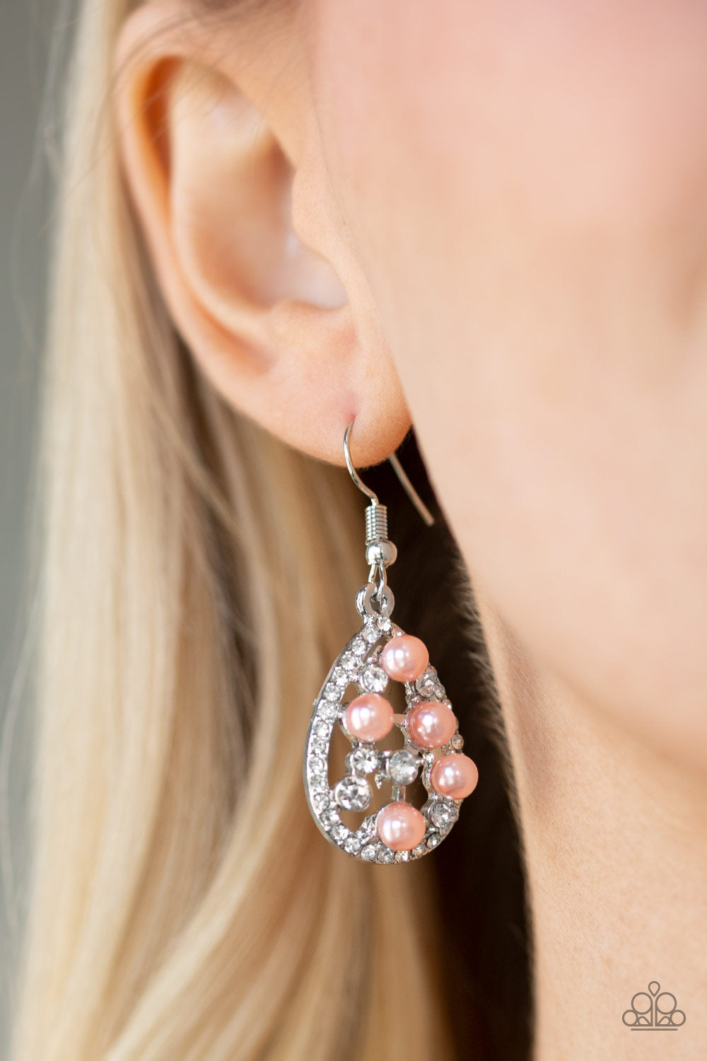 Paparazzi Earrings - Faulously Wealthy - Orange