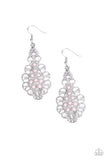 Paparazzi Earrings - Sprinkle On The Sparkle - Pink