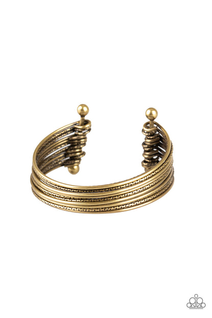 Paparazzi Bracelet -   Endlessly Empress - Brass