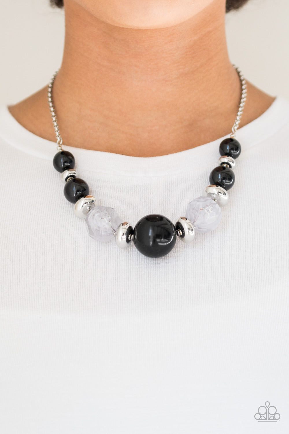 Paparazzi Necklace - Daytime Drama - Black