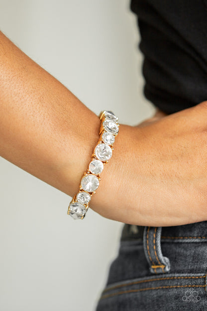 Paparazzi Bracelet - Born To Bedazzle - Gold