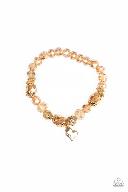 Paparazzi Bracelet - Right On The Romance - Gold