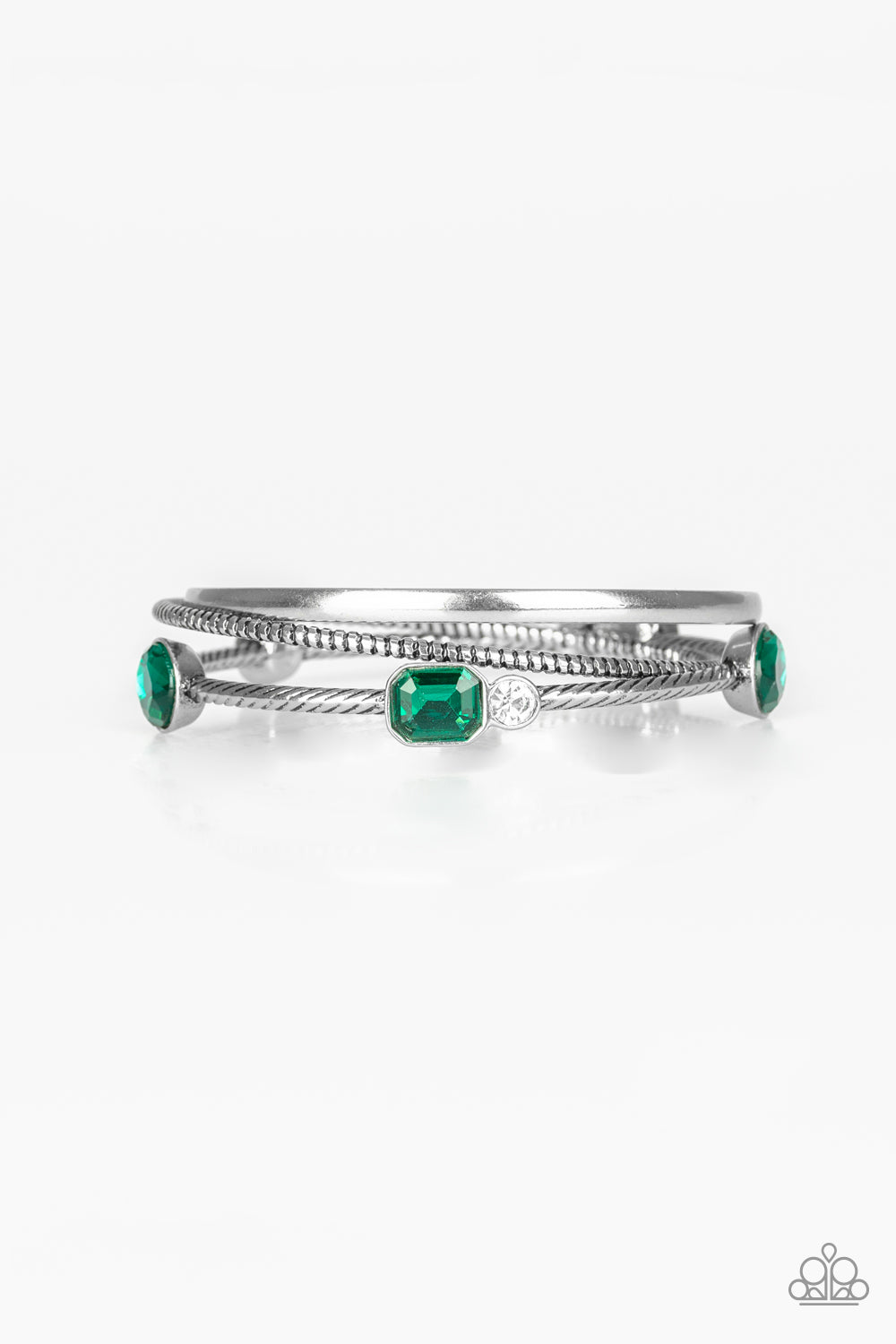 Paparazzi Bracelet - City Slicker Sleek - Green