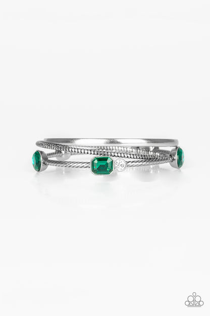 Paparazzi Bracelet - City Slicker Sleek - Green