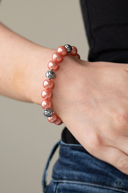 Paparazzi Bracelet - Rosy Radiance - Orange