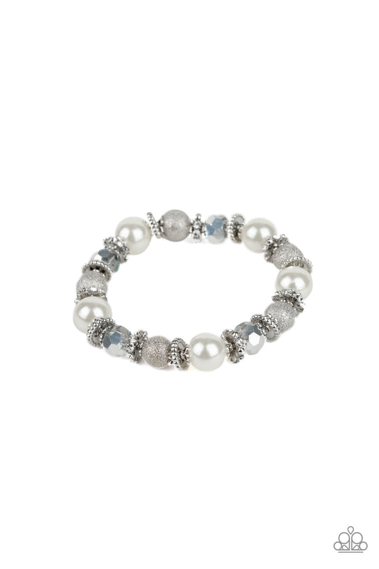 Paparazzi Bracelet - Sparking Conversation - White