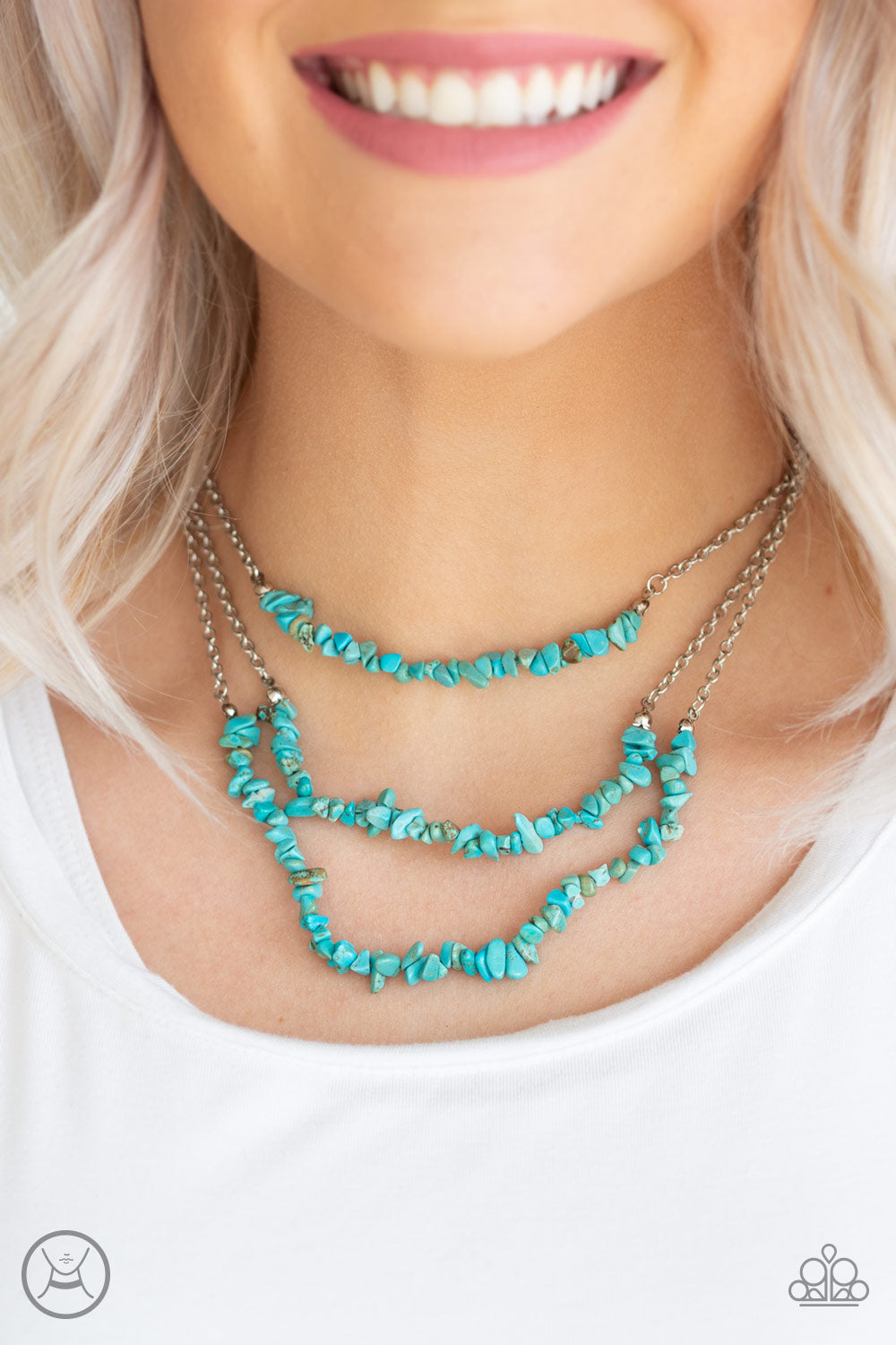 Paparazzi Necklace - Eco Goddess - Blue