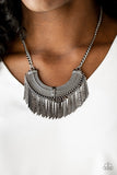 Paparazzi Necklace - Impressively Incan - Black