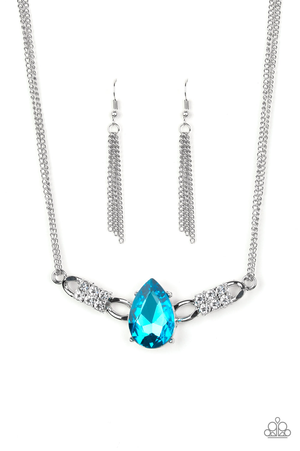 Paparazzi Necklace - Way To Make An Entrance - Blue