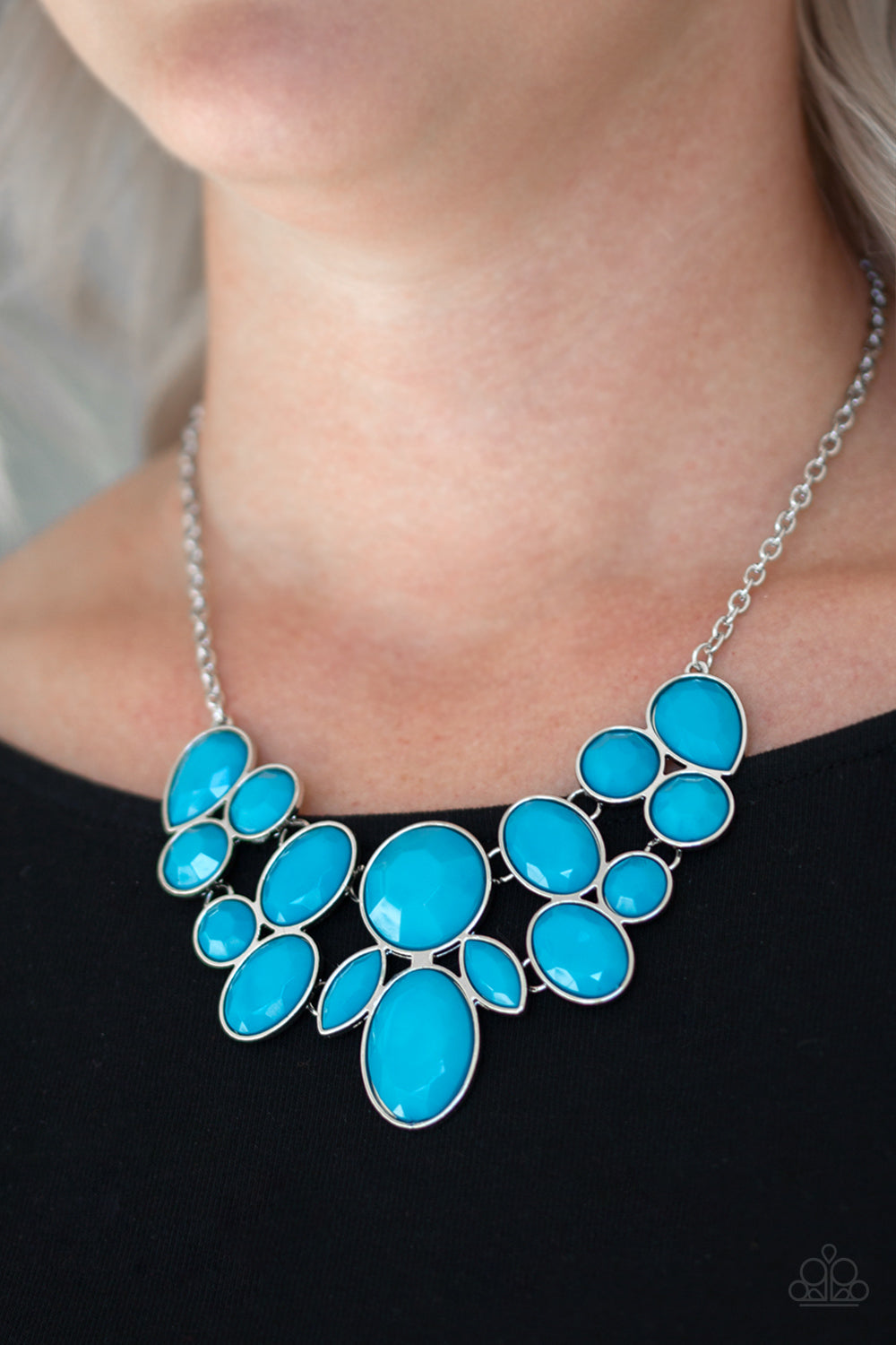 Paparazzi Necklace - Demi-Diva - Blue