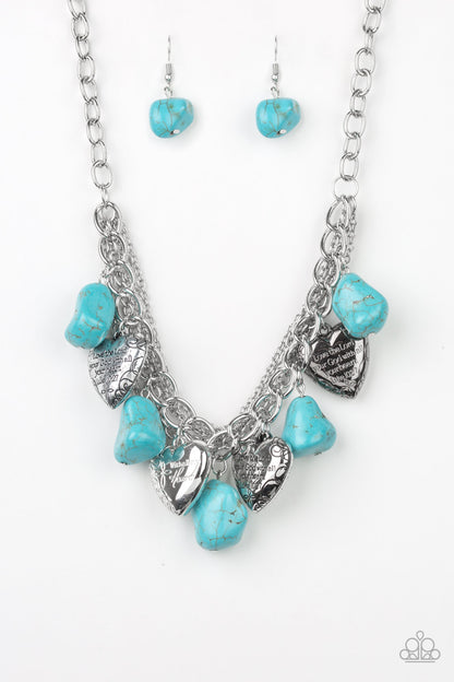 Paparazzi Necklace - Change Of Heart - Blue