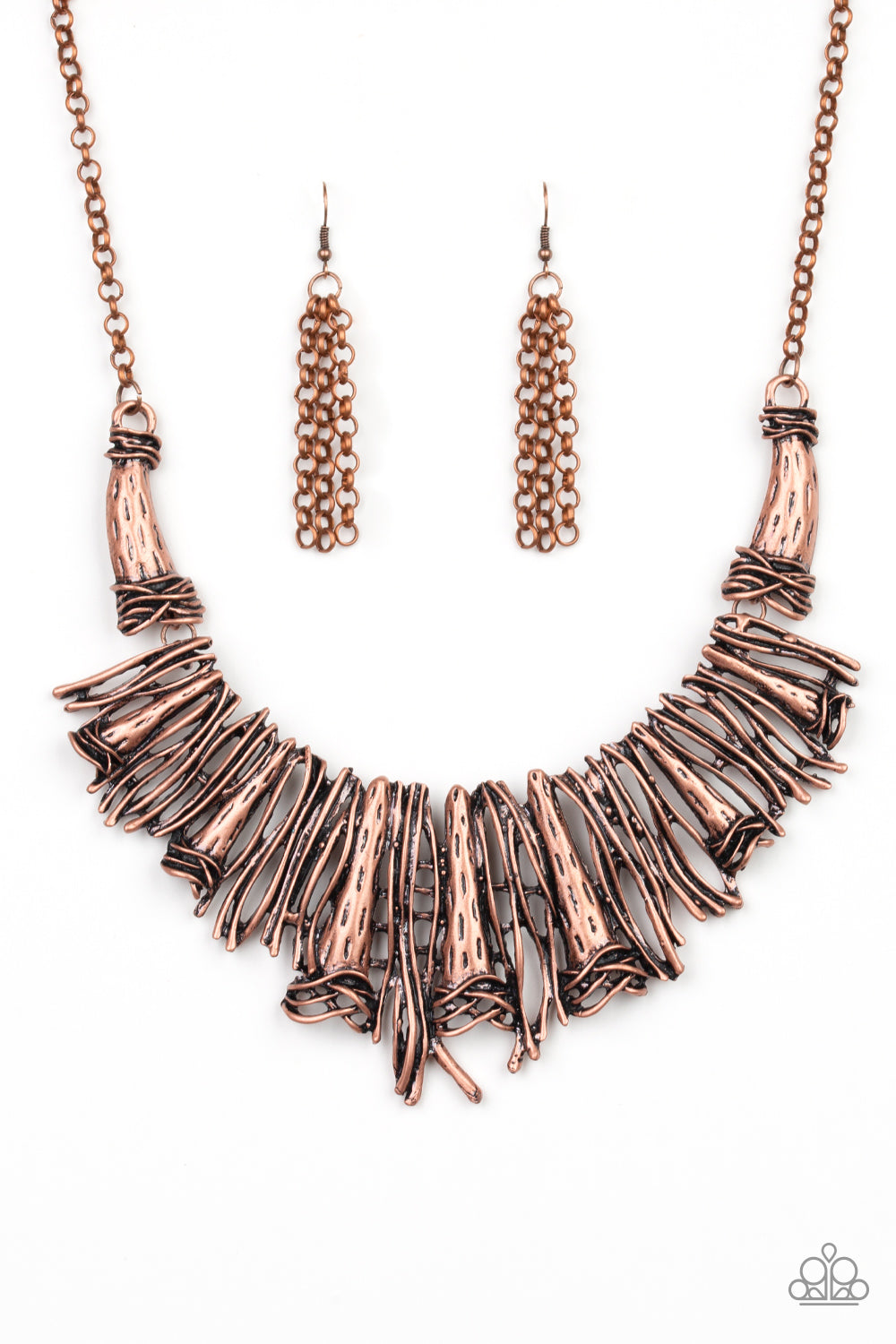 Paparazzi Necklace - In The MANE-stream - Copper