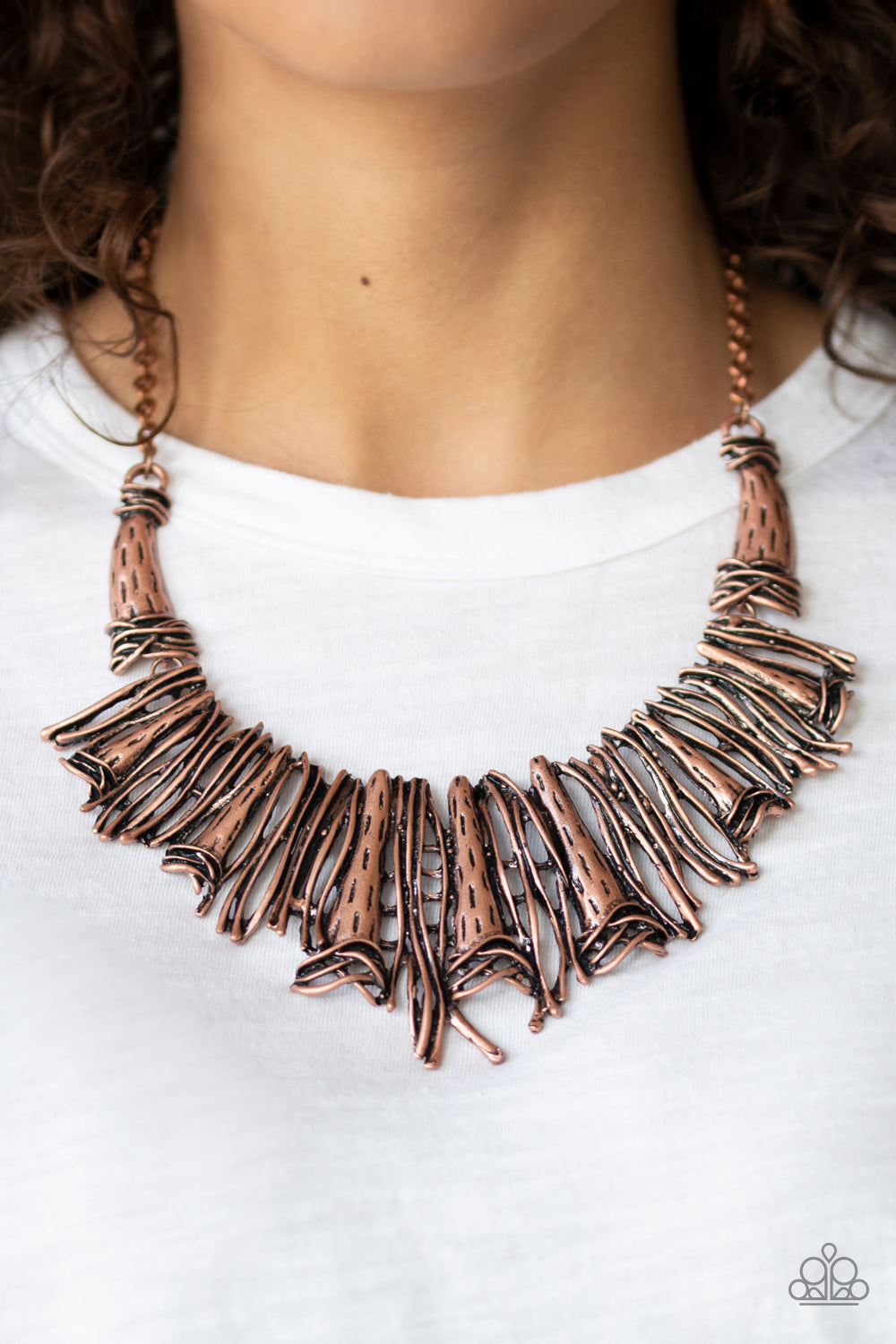 Paparazzi Necklace - In The MANE-stream - Copper