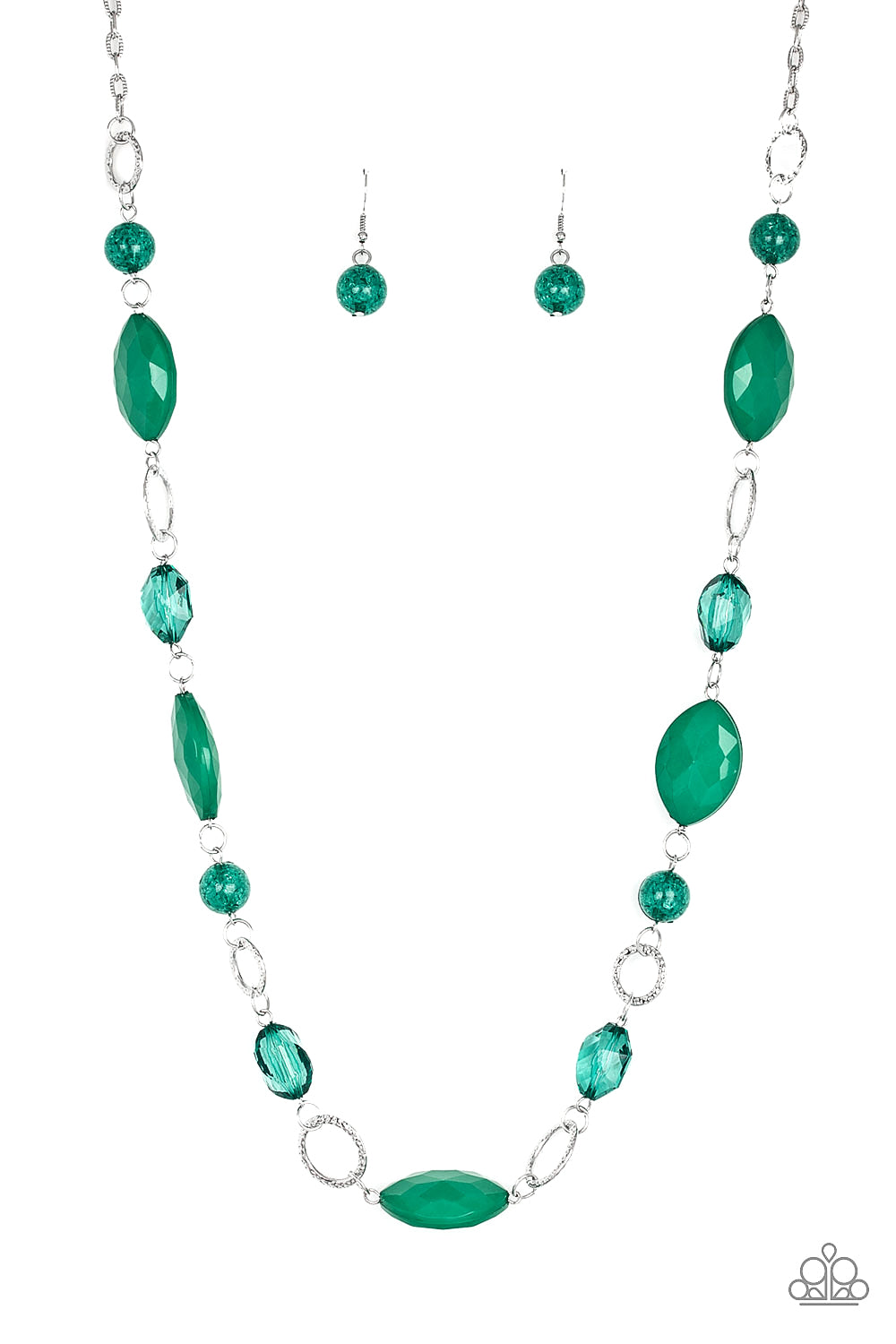 Paparazzi Necklace - Shimmer Simmer - Green