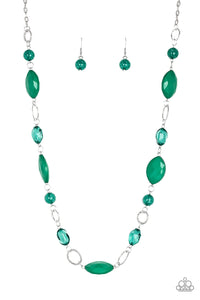 Paparazzi Necklace - Shimmer Simmer - Green