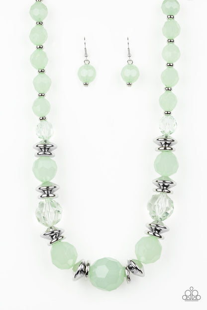 Paparazzi Necklace - Dine and Dash - Green