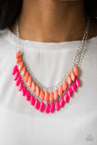 Paparazzi Necklace - Beaded Boardwalk - Pink