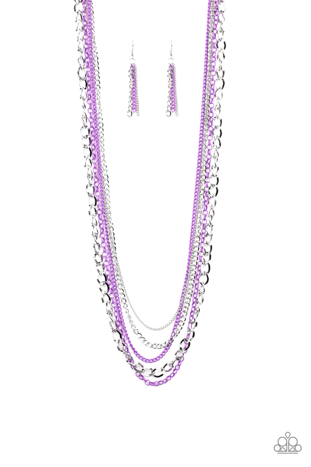 Paparazzi Necklace - Industrial Vibrance - Purple