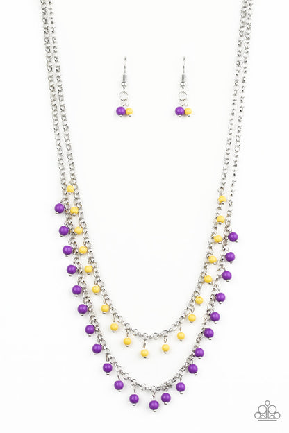 Paparazzi Necklace - Dainty Distraction - Purple