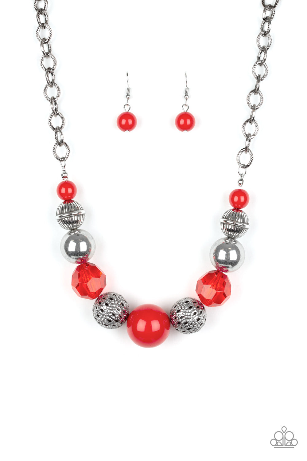 Paparazzi Necklace - Sugar, Sugar - Red