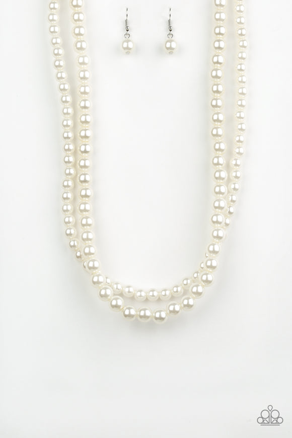 Paparazzi Necklace - Woman Of The Century - White