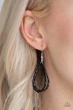 Paparazzi Necklace - Knotted Knockout - Black
