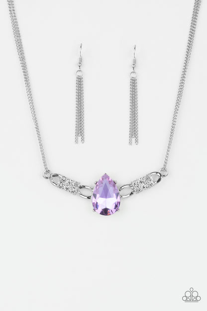 Paparazzi Necklace - Way to Make an Entrance - Purple