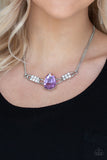 Paparazzi Necklace - Way to Make an Entrance - Purple