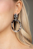 Paparazzi Earrings - Fish Out Of Water - White