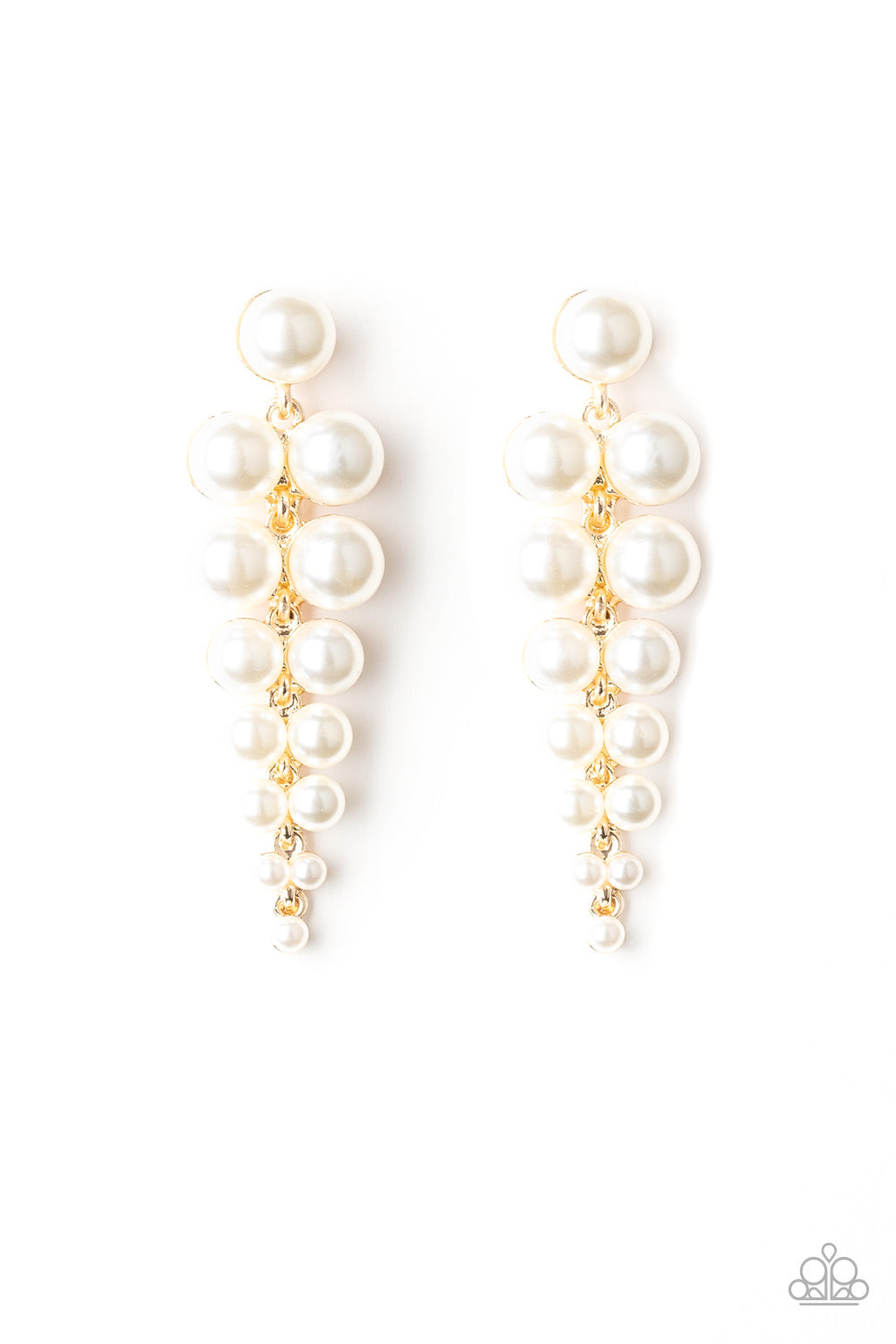 Paparazzi Earrings - Totally Tribeca - Gold