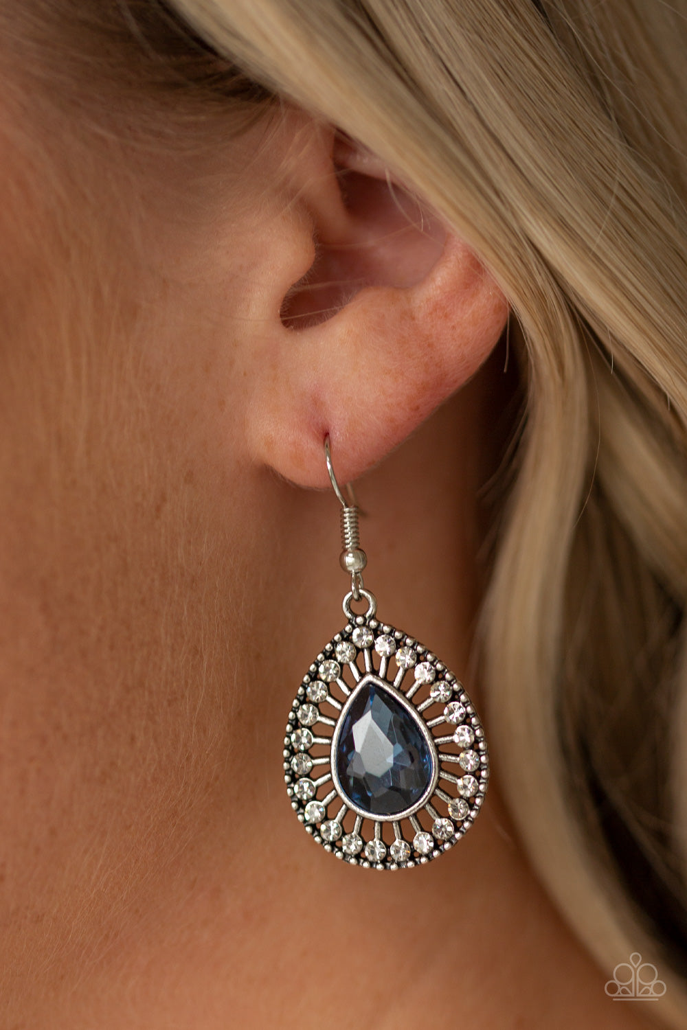 Paparazzi Earrings -   Limo Service - Blue