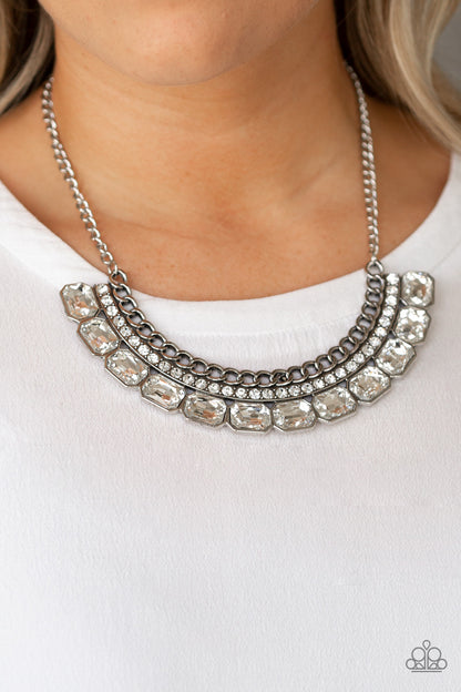 Paparazzi Necklace - Killer Knockout - White