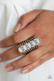 Paparazzi Rings - BLING Your Heart Out - White