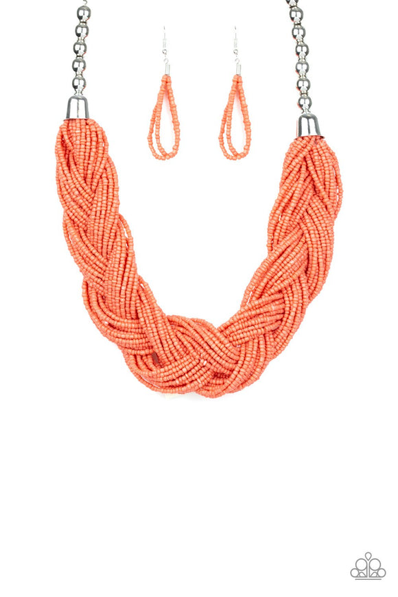 Paparazzi Necklace - The Great Outback - Orange