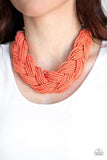 Paparazzi Necklace - The Great Outback - Orange