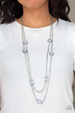 Paparazzi Necklace - Back For More - Blue