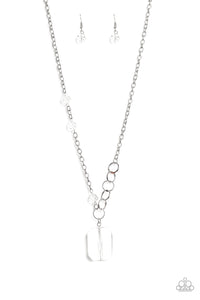 Paparazzi Necklace - Never a Dull Moment - White
