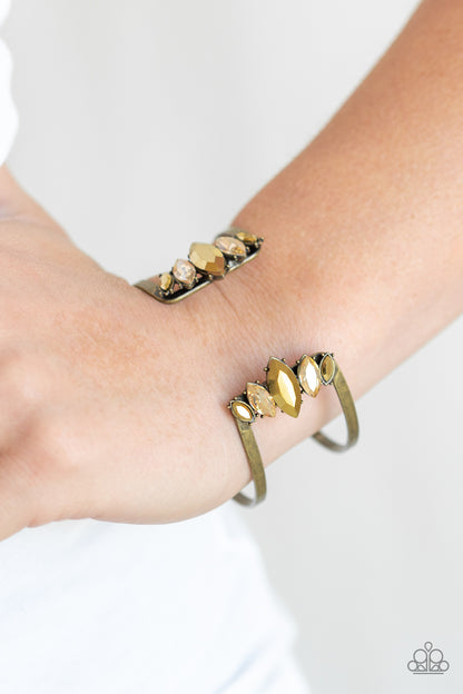 Paparazzi Bracelet - Glam Power - Brass