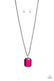 Paparazzi Necklace -   Let Your HEIR Down - Pink