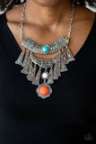 Paparazzi Necklace - Sahara Royal - Multi