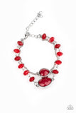 Paparazzi Bracelet - Crowd Pleaser - Red