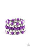 Paparazzi Bracelet - Pop-YOU-lar Culture - Purple