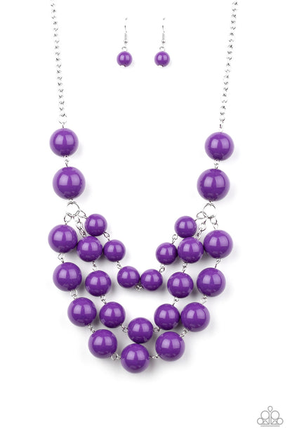 Paparazzi Necklace - Miss Pop-YOU-larity - Purple