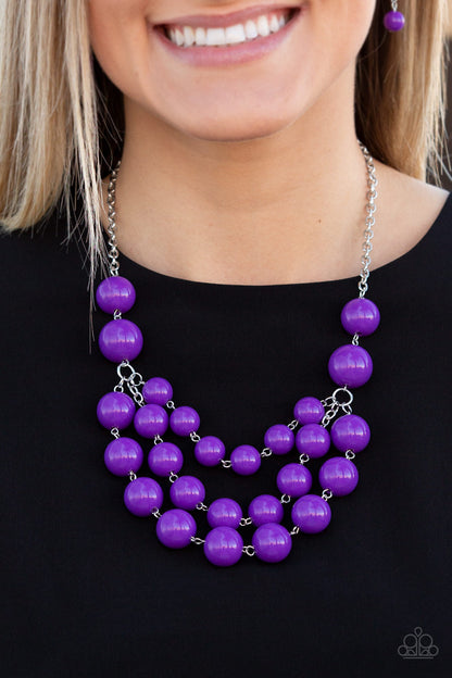 Paparazzi Necklace - Miss Pop-YOU-larity - Purple